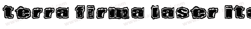 Terra Firma Laser Italic字体转换